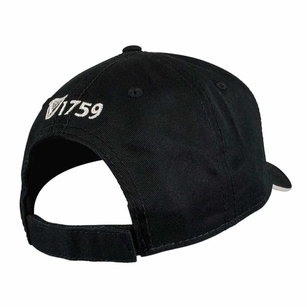 Guinness Embroidered Label Patch Baseball Cap - Black