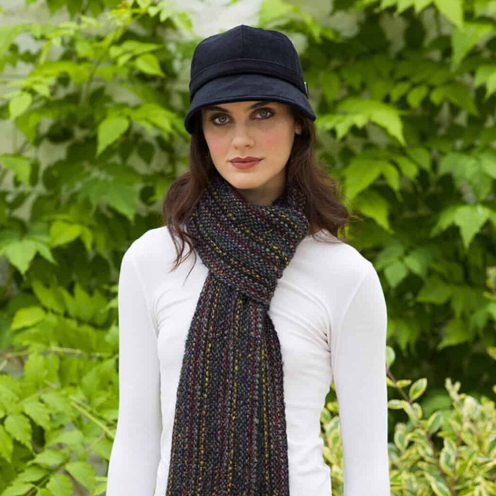 Irish Tweed Flapper For Women - Black