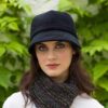 Irish Tweed Flapper For Women - Black