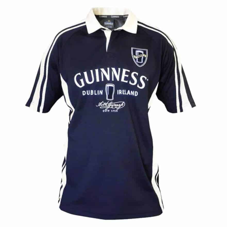 Guinness Rugby Shirt Black
