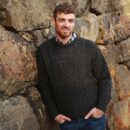 Irish Aran Wool Sweater
