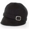 Ladies Black Flapper Hat