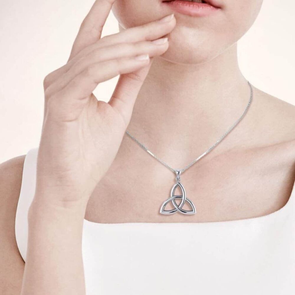 Celtic Knot Silver Pendant