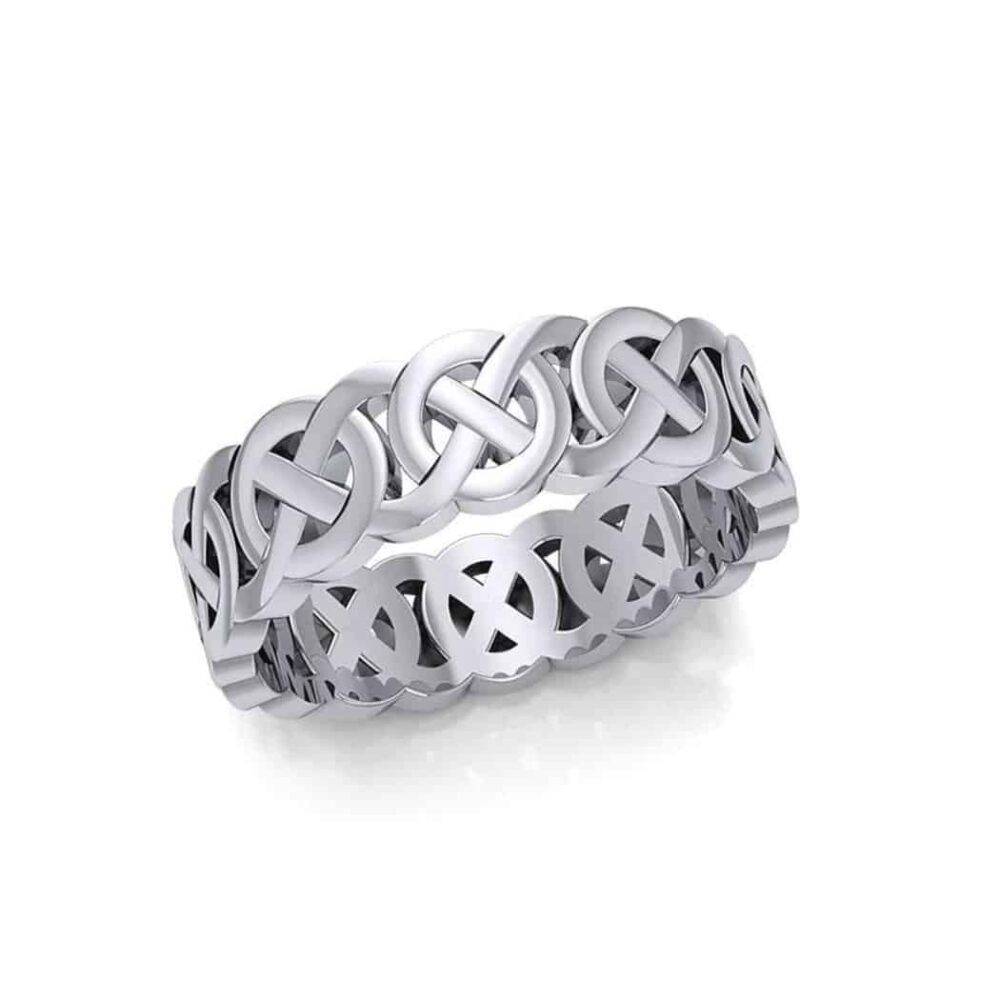 Celtic Knotwork Sterling Silver Ring