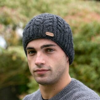 Traditional Irish Wool Beanie Cap 
