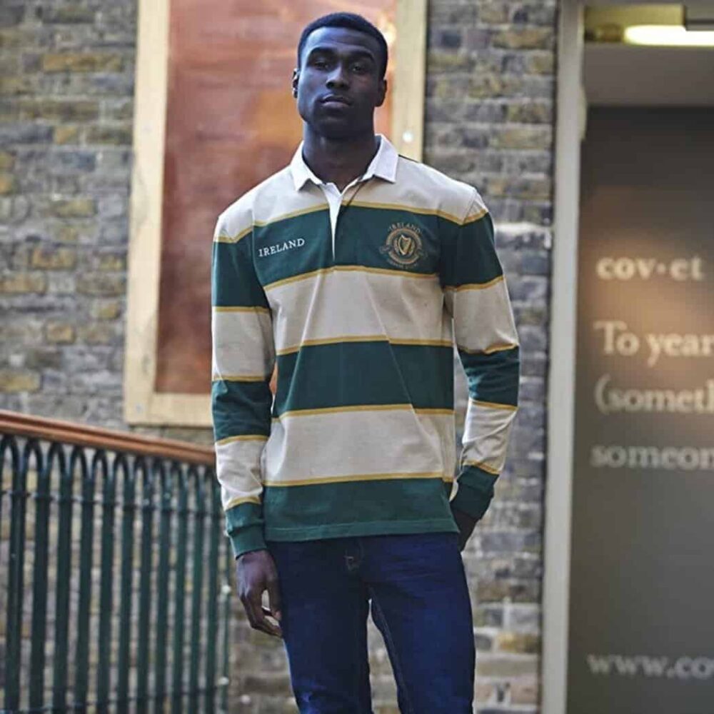 Irish Rugby Jersey - Green and White