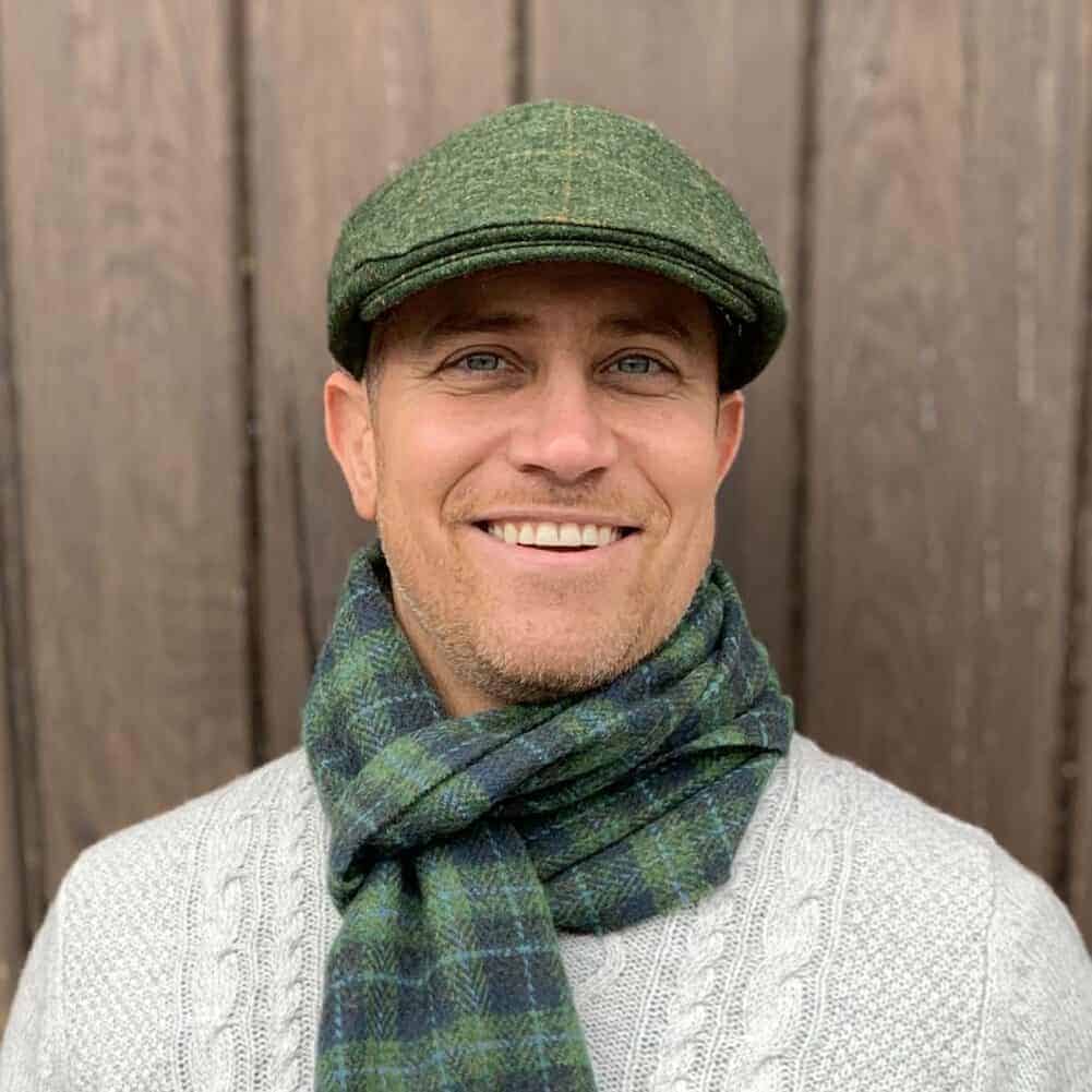 Classic Irish Tweed Cap Made In Donegal, Ireland