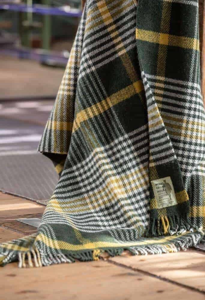 Michael Collins Wool Throw Blanket