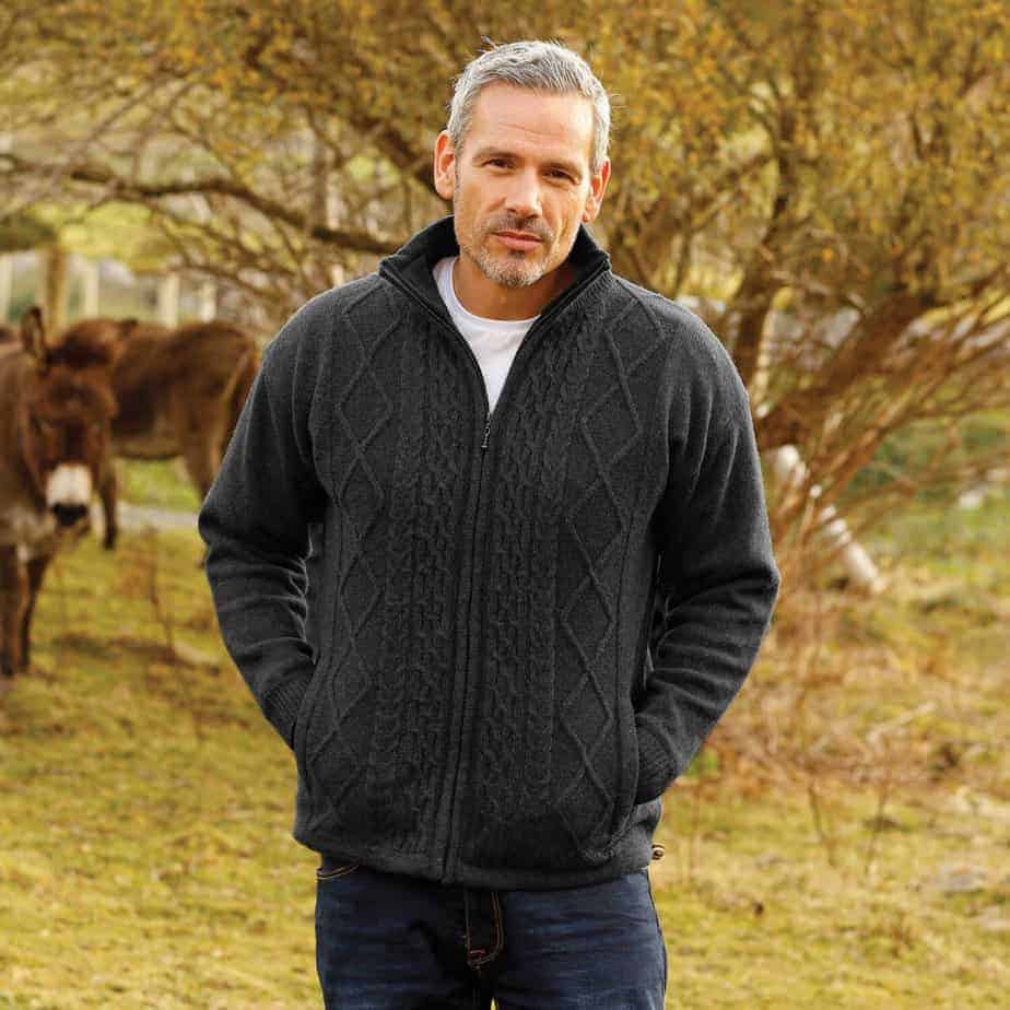 Irish Wool Sweater for Men