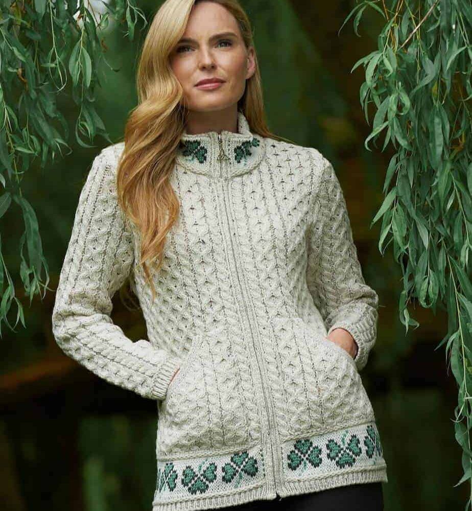 Shamrock Women's Wool Cardigan