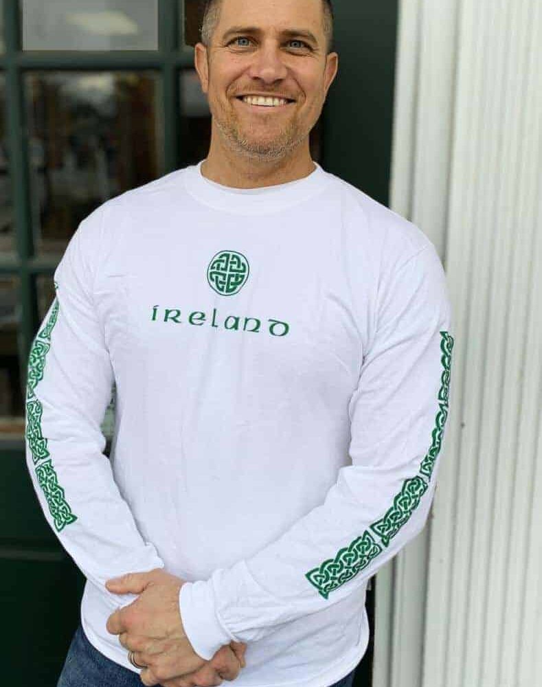 Long Sleeve Celtic Design T Shirt