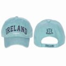 Ireland Baseball Cap, Aqua, Embroidered