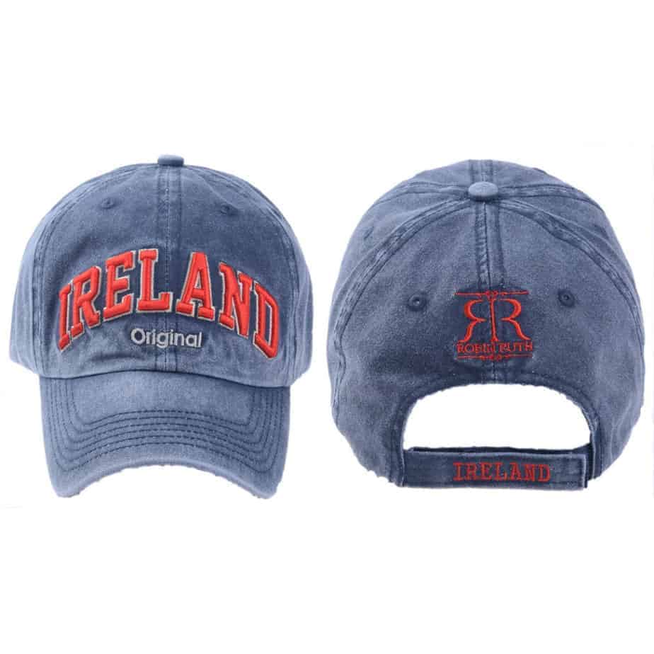 Ireland Baseball Cap, Blue, Embroidered