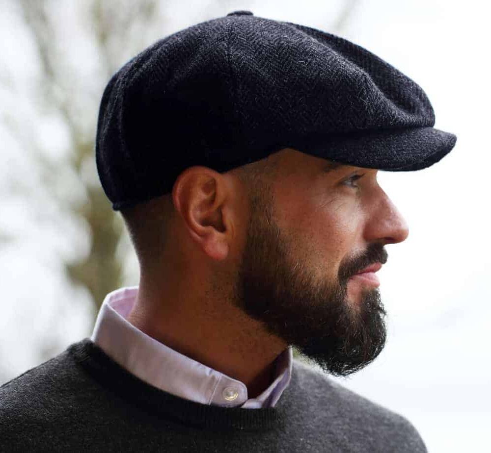 Irish Tweed Newsboy Cap for Men