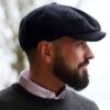 Tweed Newsboy Cap for Men.