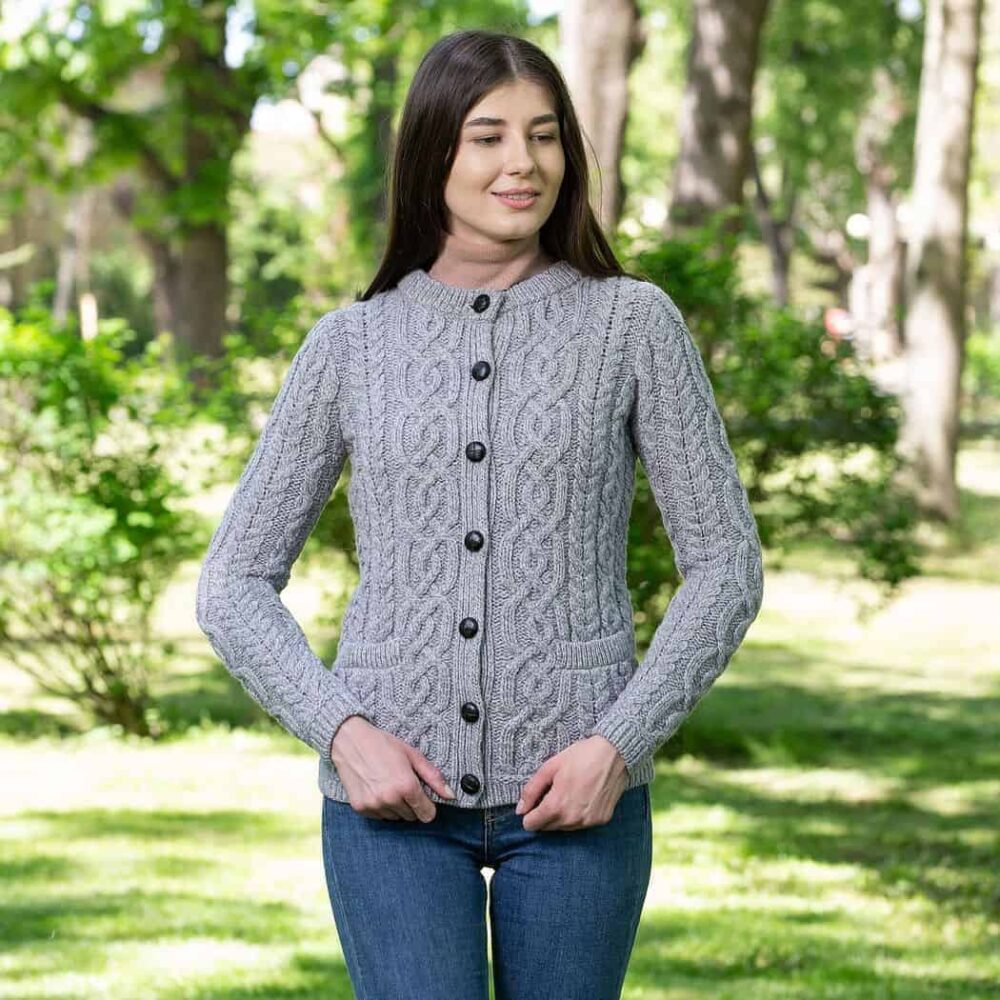Ladies Merino Wool Cardigan