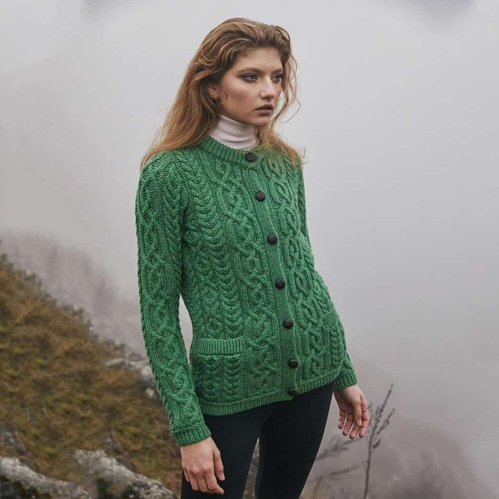 Ladies Merino Wool Cardigan