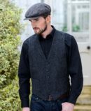 Firefighter Tweed Vest and Cap.