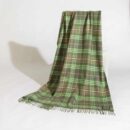 Irish Hawthorn Plaid Throw Blanket