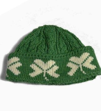 Shamrock Wool Beanie - Green