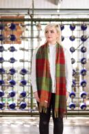 Traditional Irish Wool Tartan Scarf