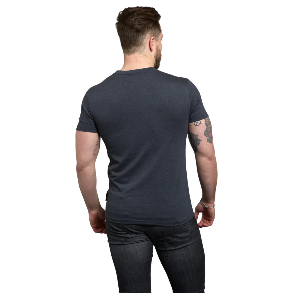 Guinness Distressed T-Shirt  - Navy