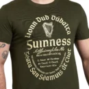 Guinness Gaelic T-Shirt - Khaki GreenKhaki