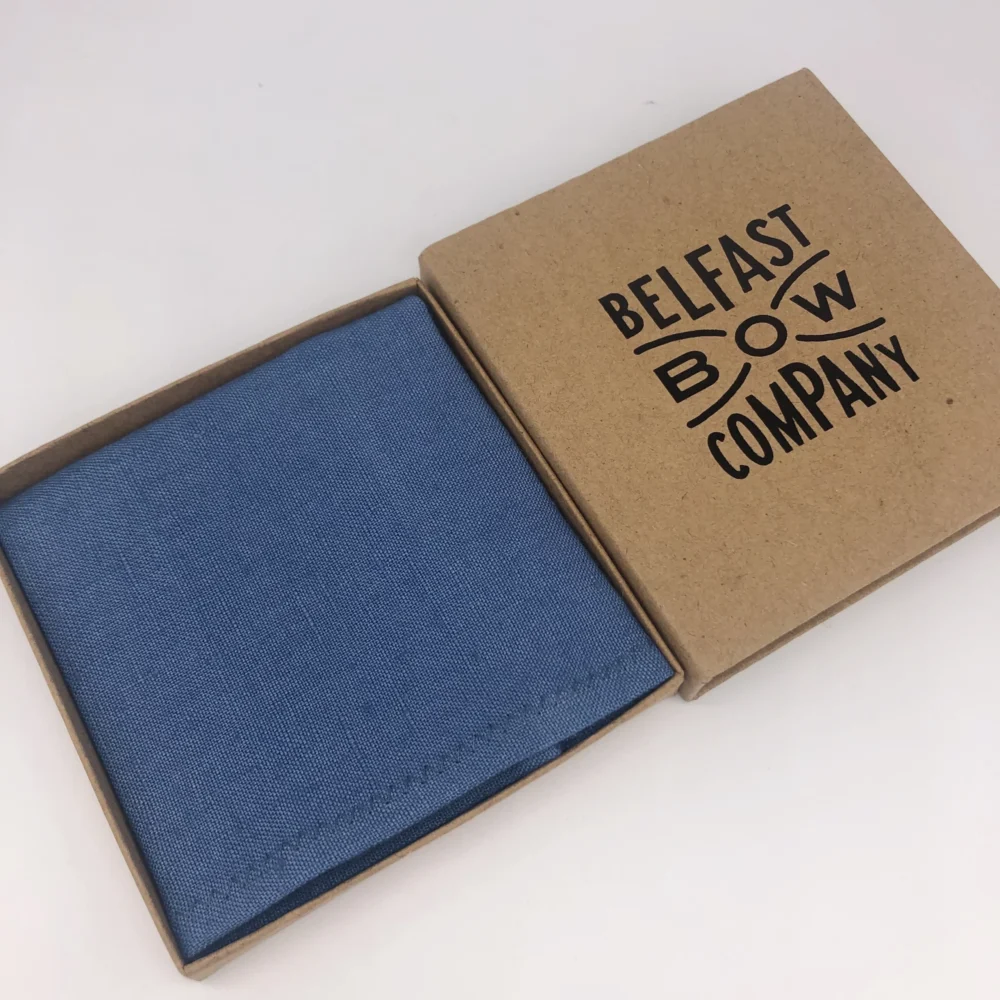 Traditional Irish Linen Pocket Square - Green