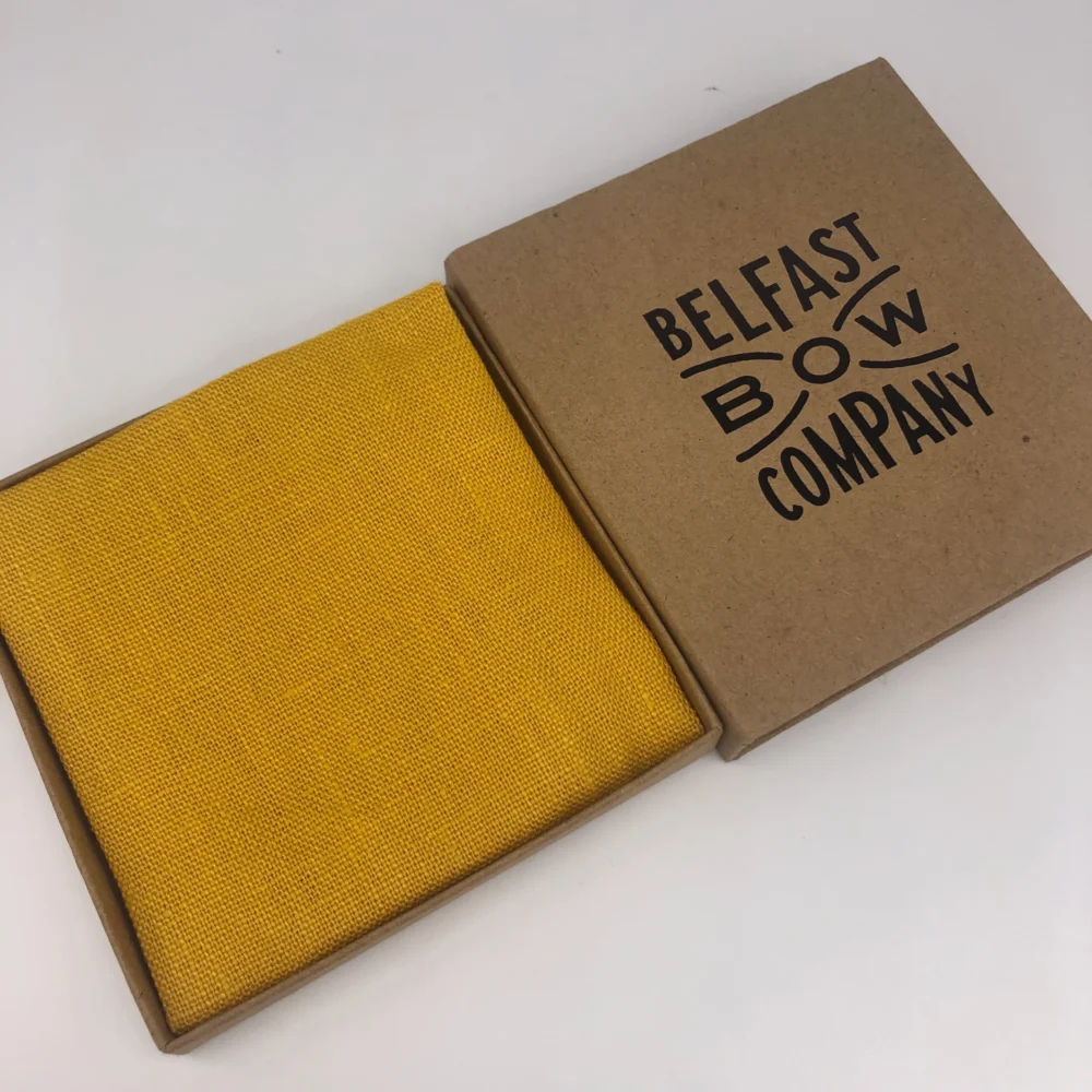 Traditional Irish Linen Pocket Square - Green