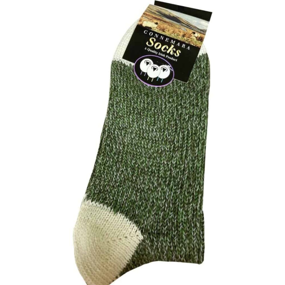 Merino Wool Blend Socks - Green
