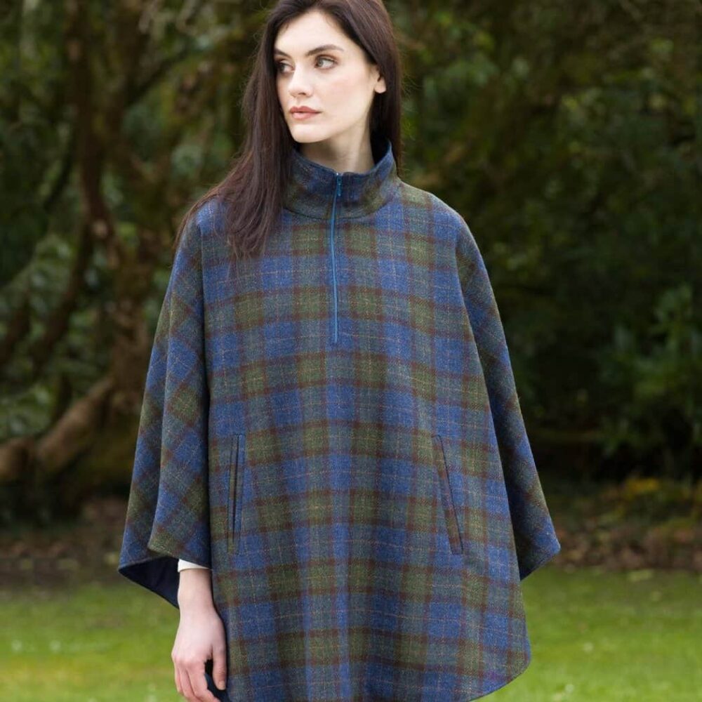Half Zip Poncho