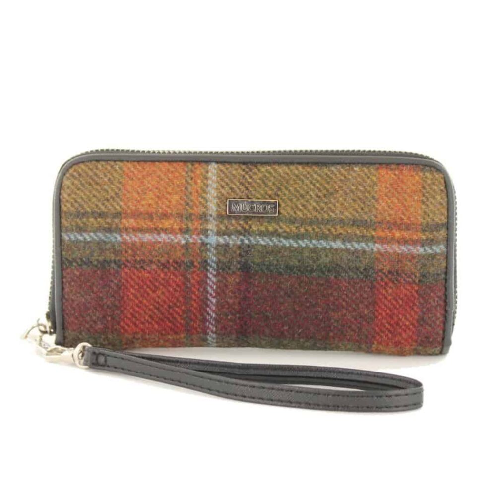 Ladies' Irish Tweed Wallet - Sunset Harvest