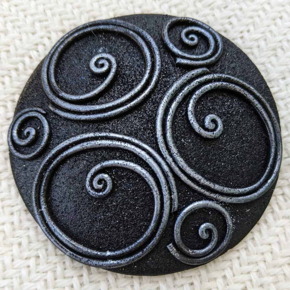 Celtic Spiral Wrap Pin
