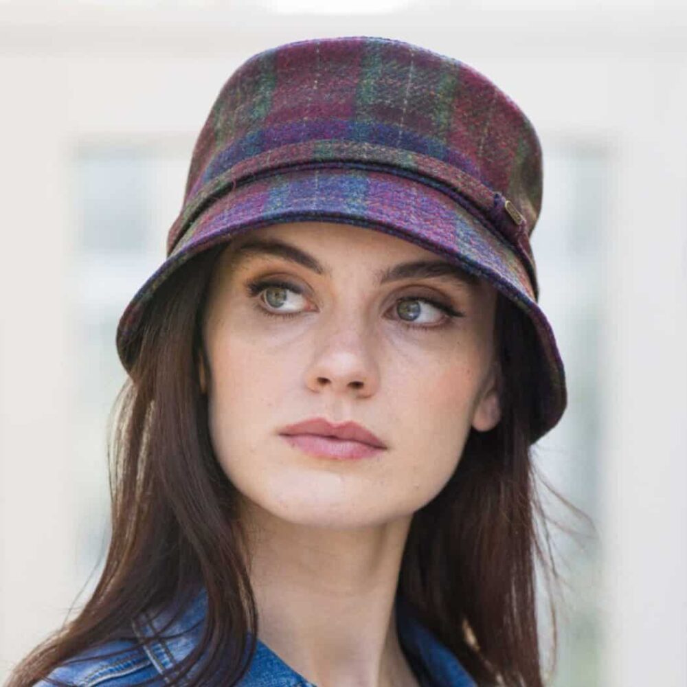 Irish Tweed Emily Hat - Vintage Plaid