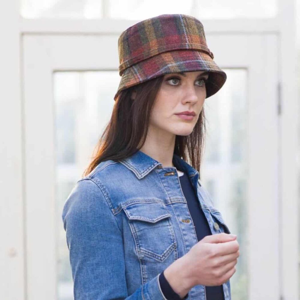 Irish Tweed Emily Hat - Sunset Harvest