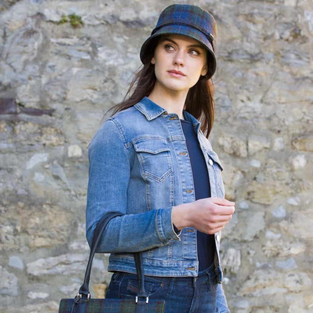 Irish Tweed Emily Hat - Scots-Irish Plaid Design