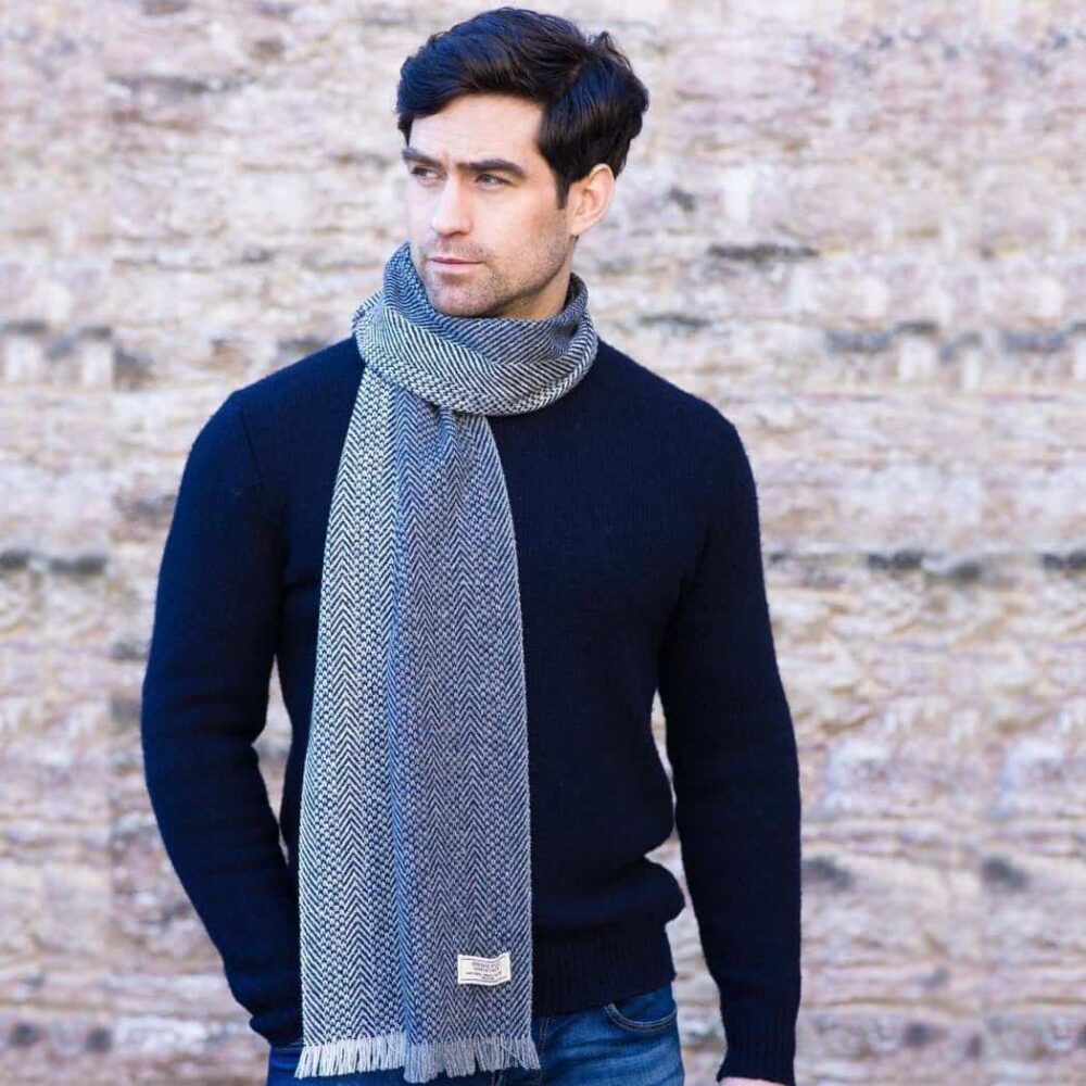 Soft Donegal Men's Tweed Scarf