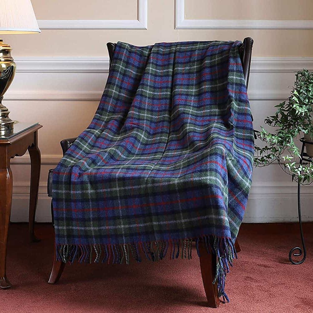 Scots-Irish Tartan Lambswool Throw