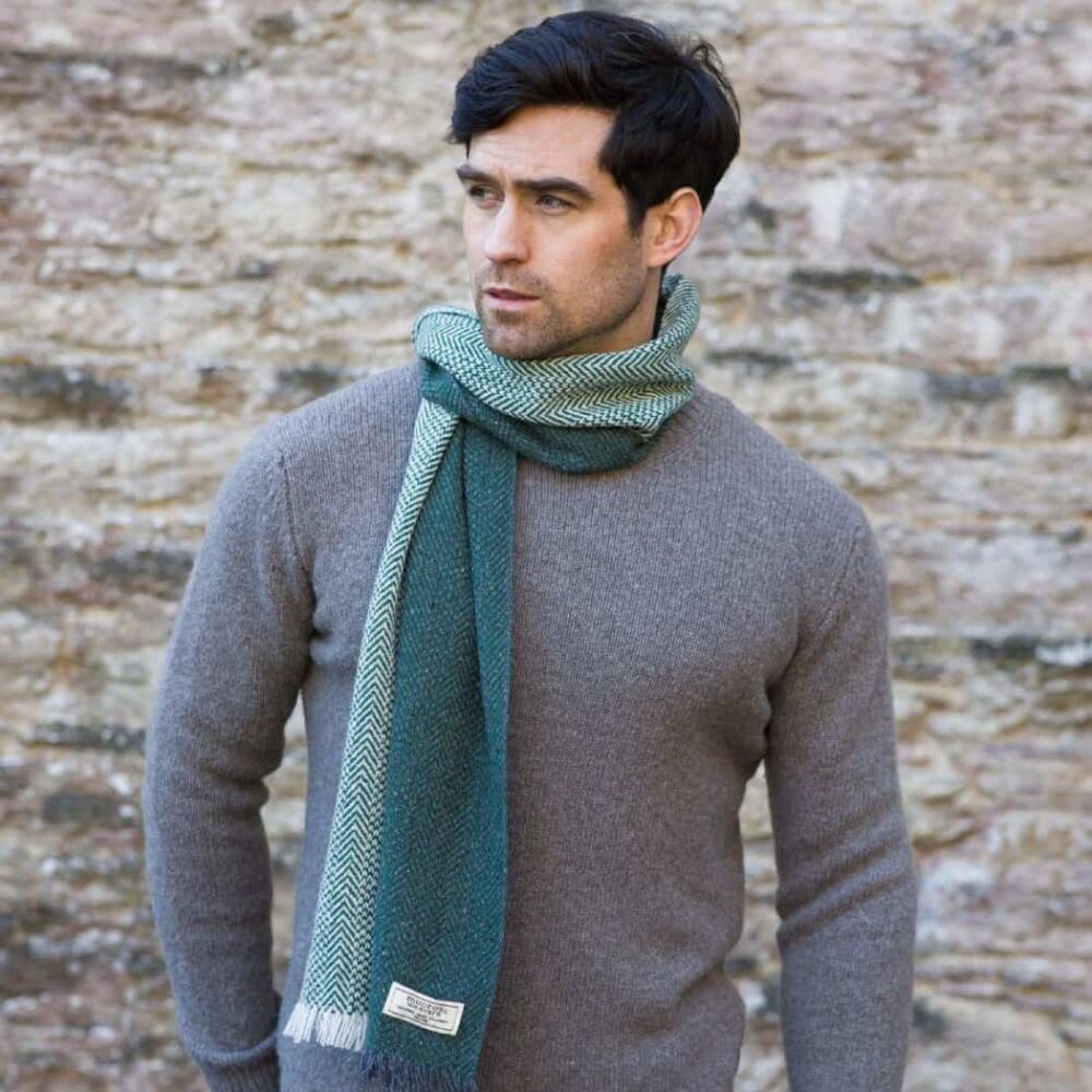 Soft Donegal Men's Tweed Scarf
