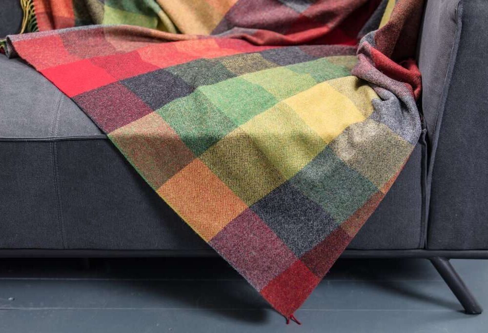 Irish Heritage Check Throw