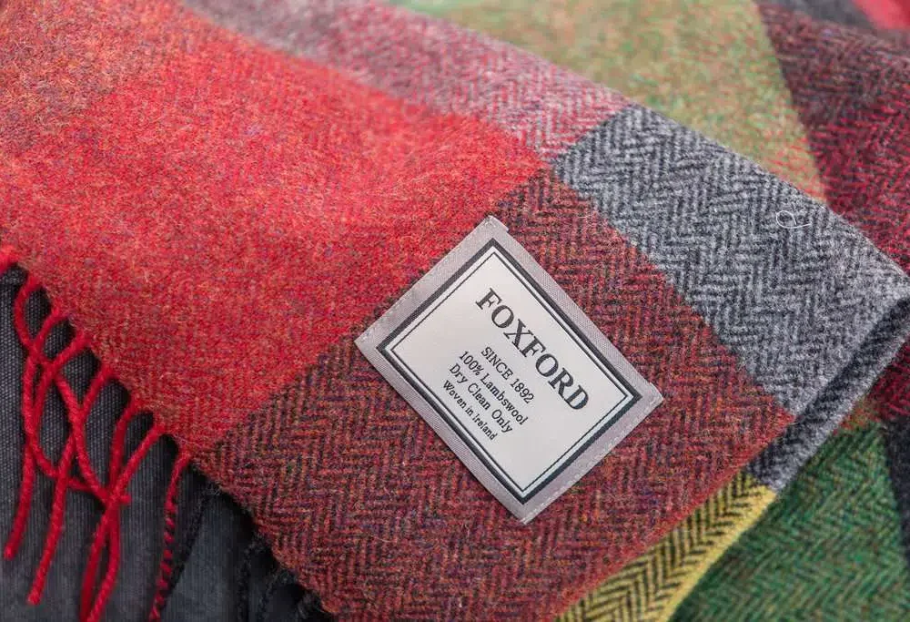 Irish Heritage Check Throw