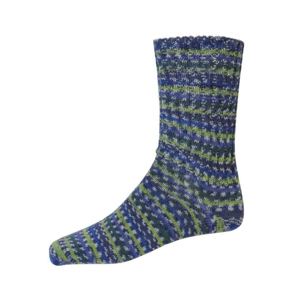 Fair Isle Socks For Men - Blue