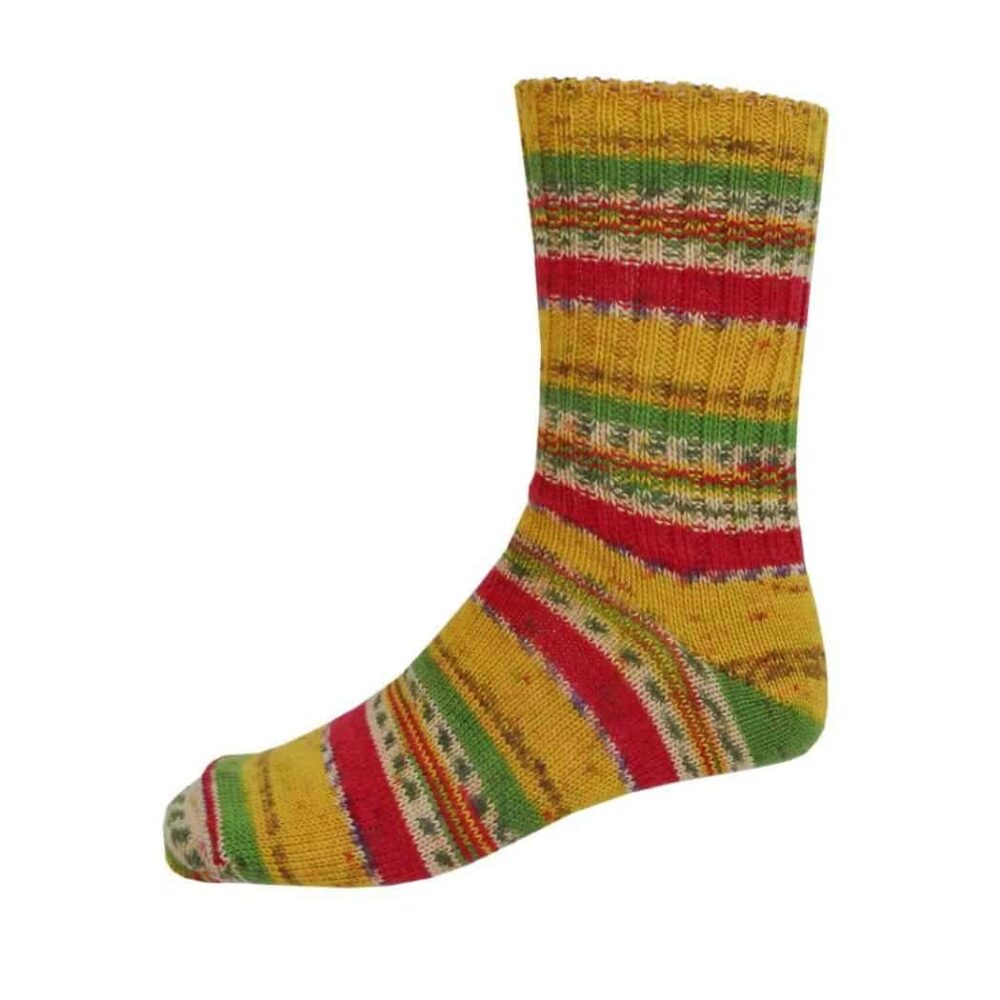 Fair Isle Socks For Men - Sunrise