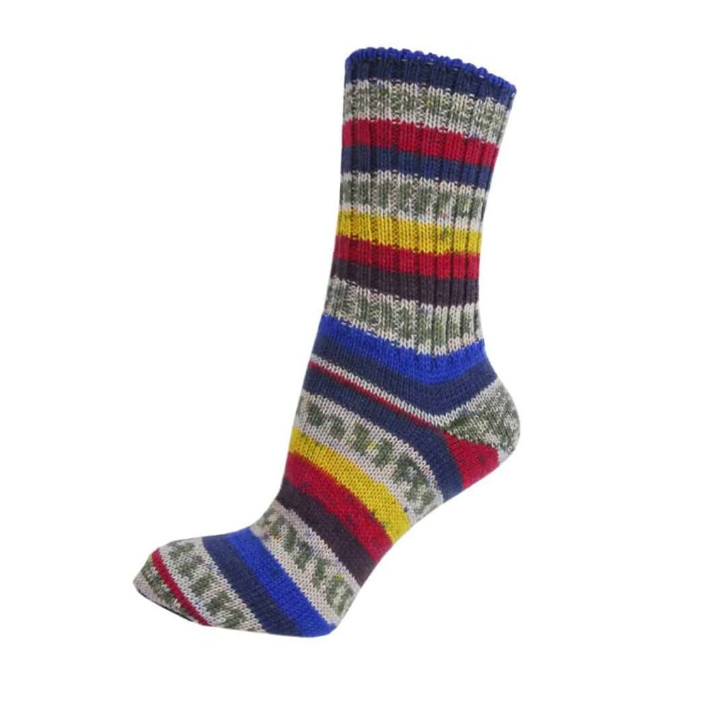Fair Isle Socks For Women - Lagoon