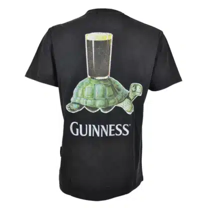 Guinness Turtle T-Shirt - Black - Image 3