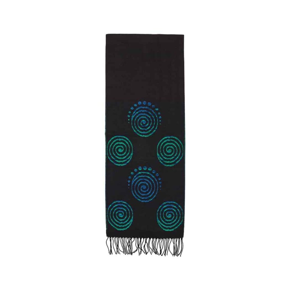 Ladies Irish Scarf - Celtic Spiral