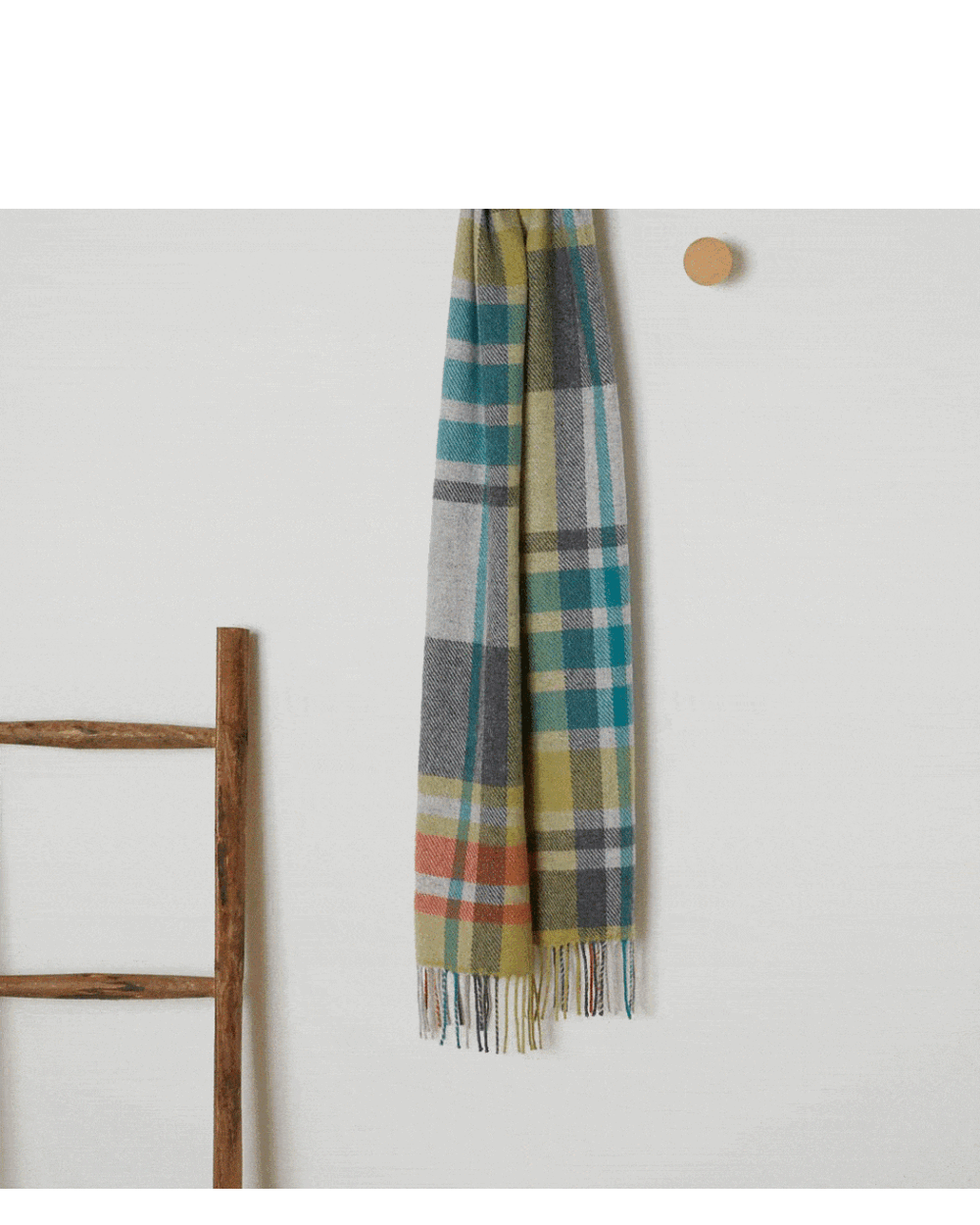 Foxford Lambswool Scarf - Multicolor Striped