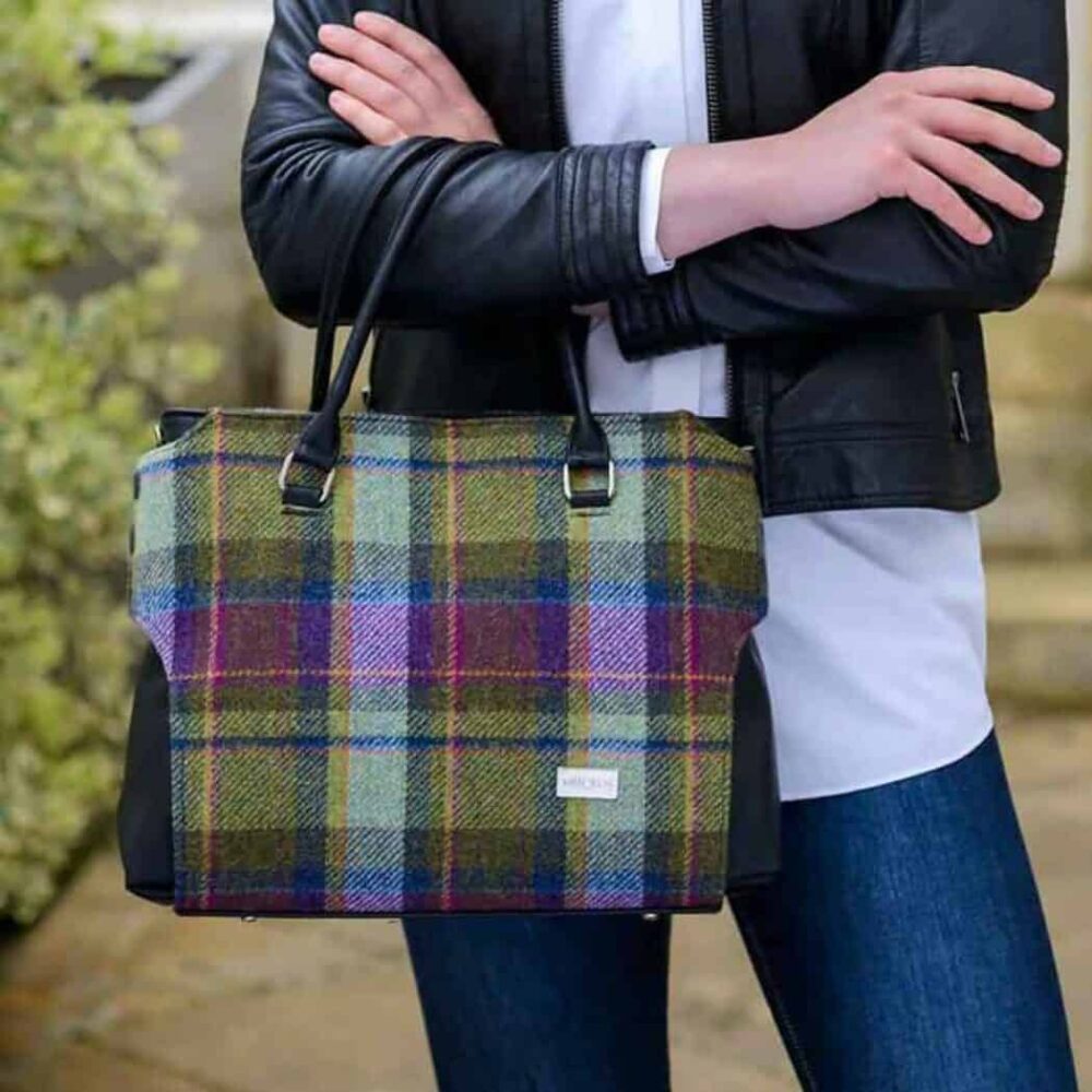 Ladies' Flapper Hat & Emily Bag Combo - Irish Plaid