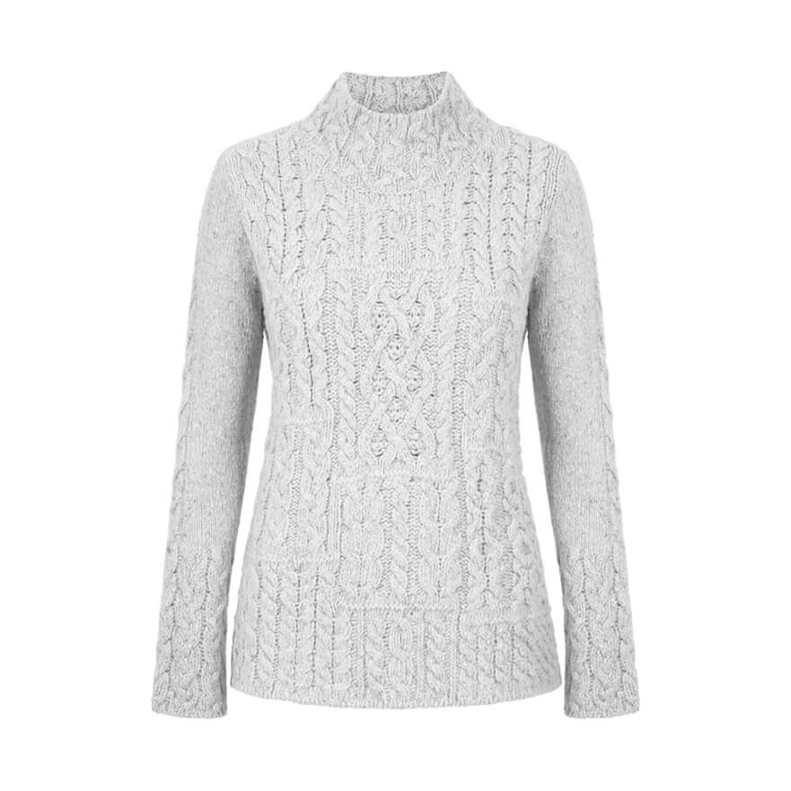 Ladies Wool Sweater Authentic Irish Clothing, Superior Style from Ireland