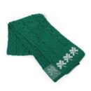 Irish Shamrock Scarf - Green